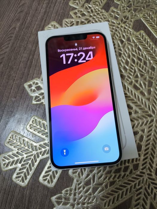 Айфон 13, iPhone 13. Б/у в хорошем состоянии.