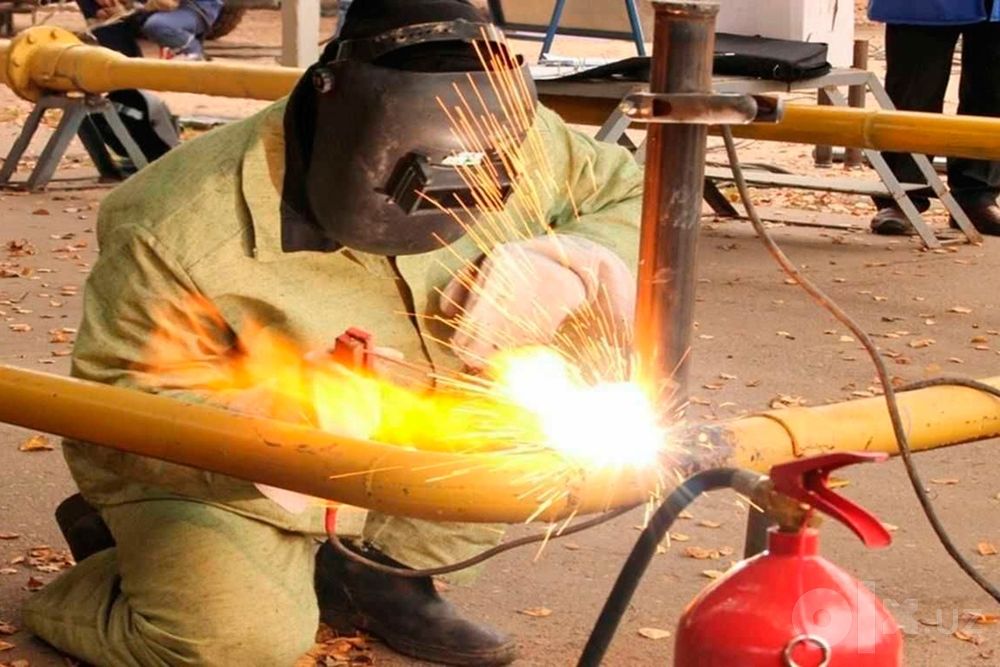 Сварка хизмати. Газ ва сув қувурлари. Навеслар, эшиклар. 15 йиллик ста