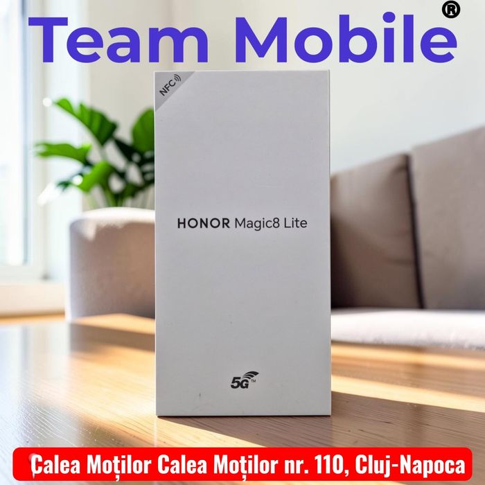 Honor Magic 8 Lițe 256 GB Midnight Black Nou