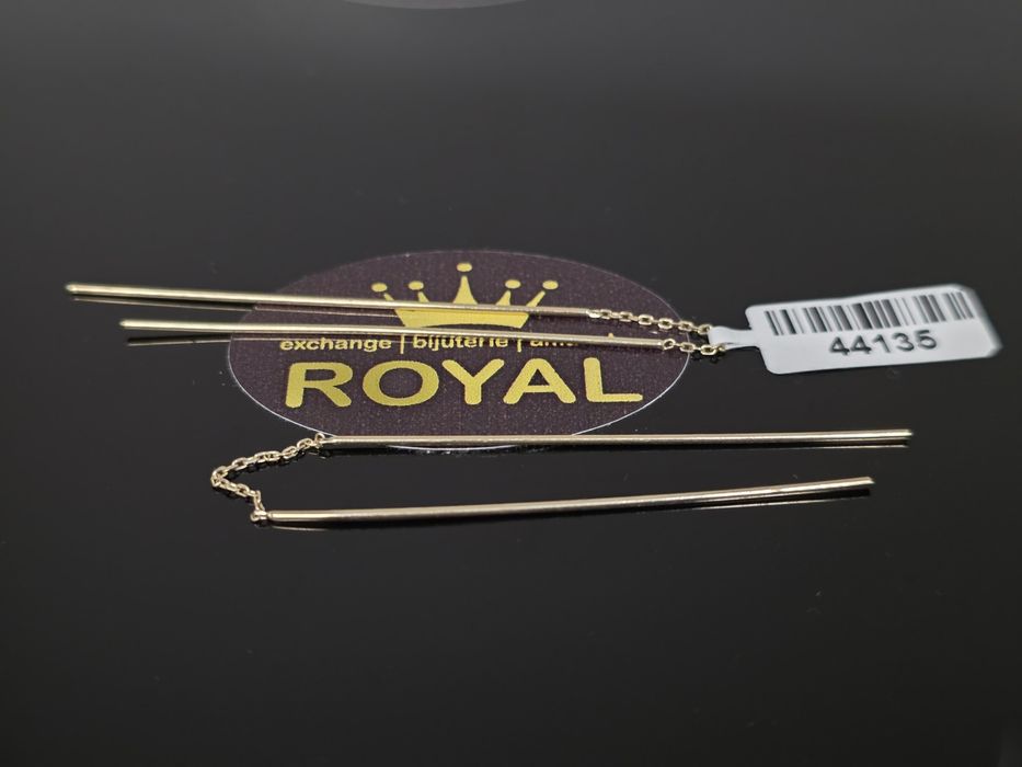 Bijuteria Royal: Cercei aur 14k/1.66 gr