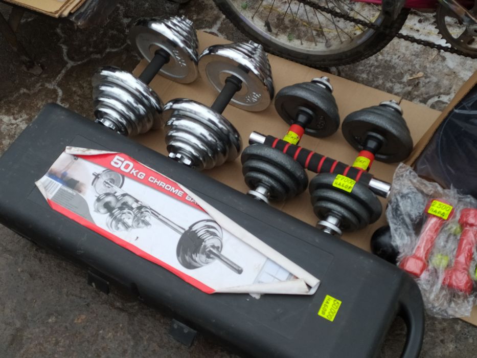 Разборные гантели штанга