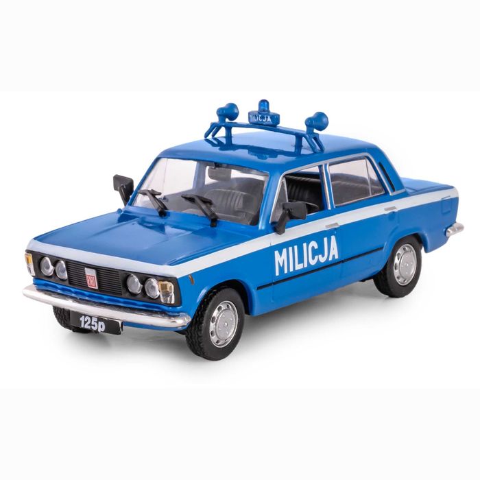 Macheta Fiat 125P Militia Scara 1:43
