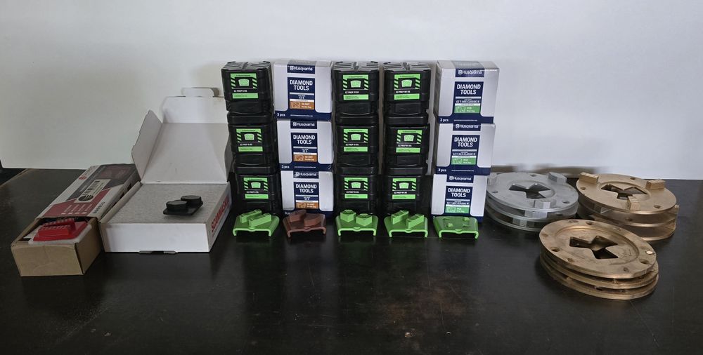 Discuri segmenti plăcute diamant slefuit beton htc diamatic  husqvarna