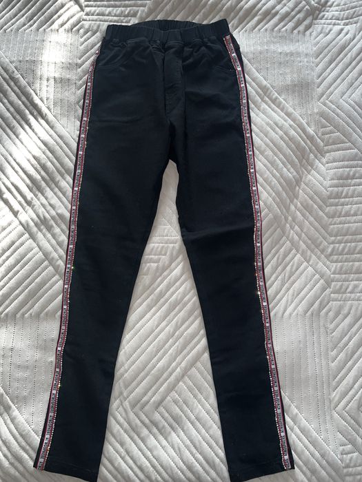 Джинсы белые и чёрные штаны на девочку