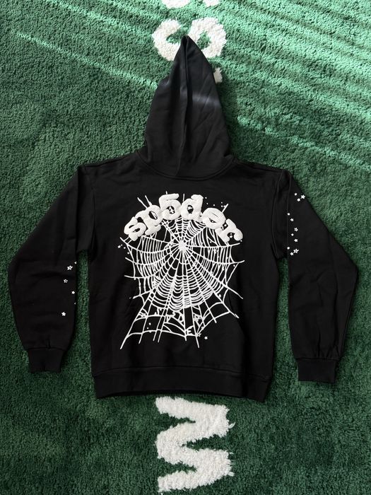 Hanorac Spider Negru - Alb M, L - sp5der