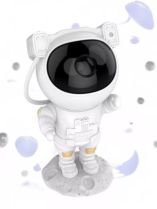 Bolalar uchun kosmonavt shaklidagi yulduzli osmon proyektori, masofada