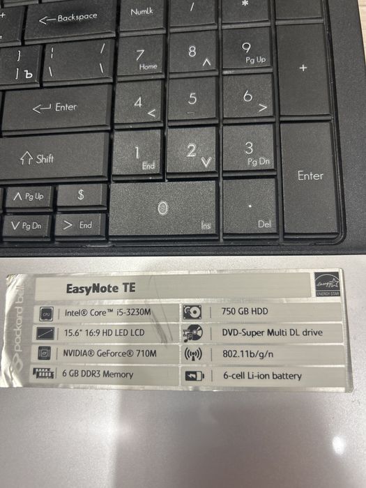 Ноутбук Packard bell