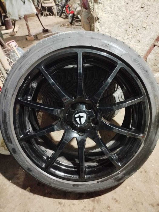 Roti Auto 5x108 cu jante Tomason pe 18 si Cauciucuri Hankook ventus prime DOT 2025 si cauciucuri de iarna