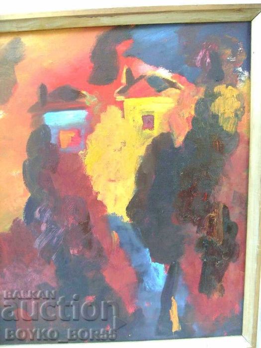 Оригинална Голяма Картина Есенен Пейзаж худ. Тодор Филипов