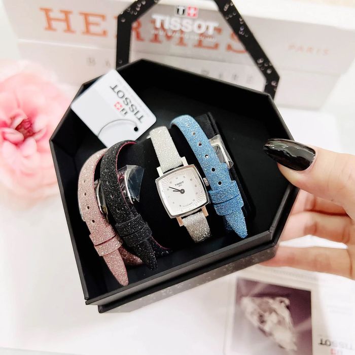 Оригинальные новые Tissot Lovely женские часыс брилиантами Швейцария