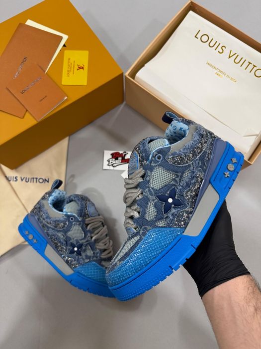 Louis Vuitton Trainer Skate Albăstri Calitate Superioara