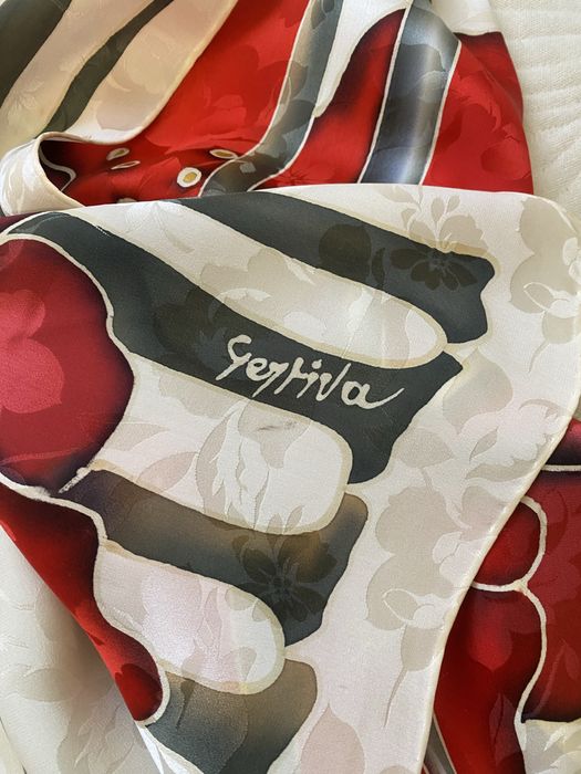 Дамски шал естествена коприна