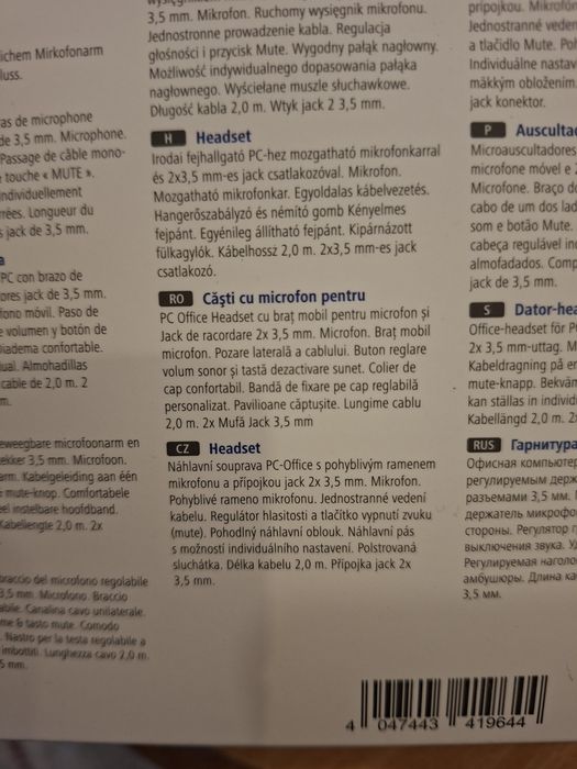 Casti cu microfon