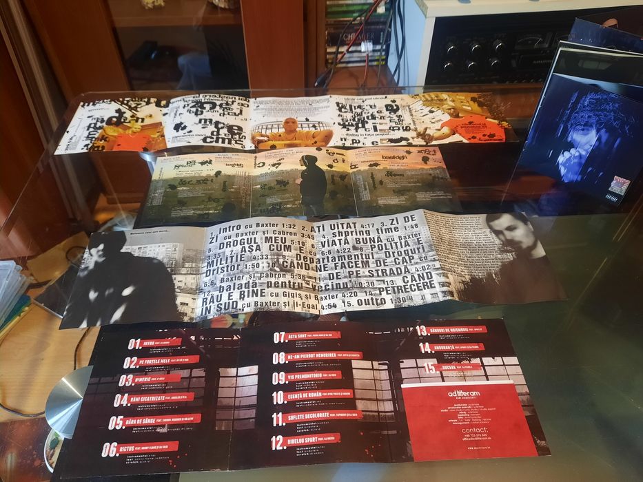 Hip hop românesc cd-uri audio