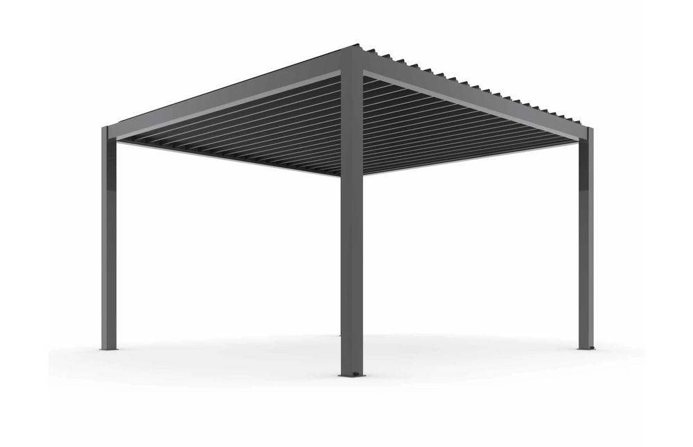 Pavilion Aluminiu Pergola Bioclimatica 4x3x2.4 m Premium Electrostatic