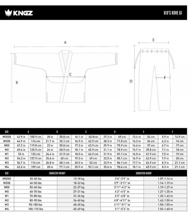 GI BJJ kimono Kingz M4