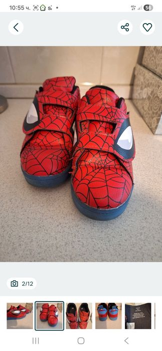Кецове Spiderman H&M 33 н. -  10 €