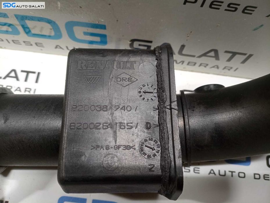 Epurator Gaze Tub Tubulatura Aer Turbo Turbina Turbosuflanta Renault Megane 2 1.5 DCI 2002 - 2008 Cod 8200375342 8200375342A [M4637]