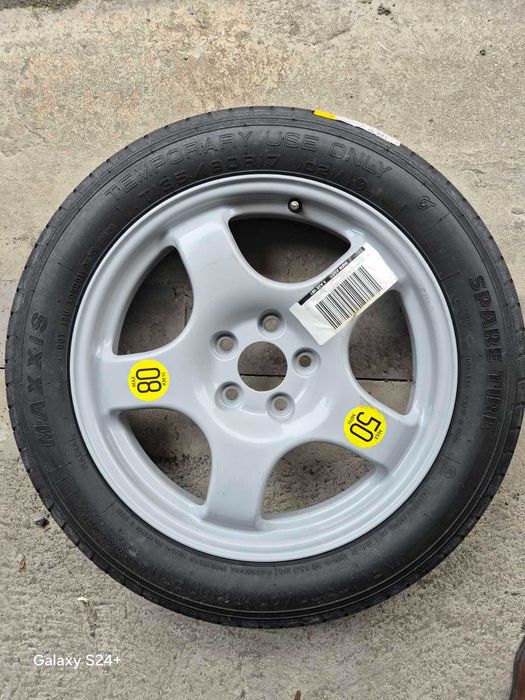 Летни гуми Bridgestone + резервна гума 17ка