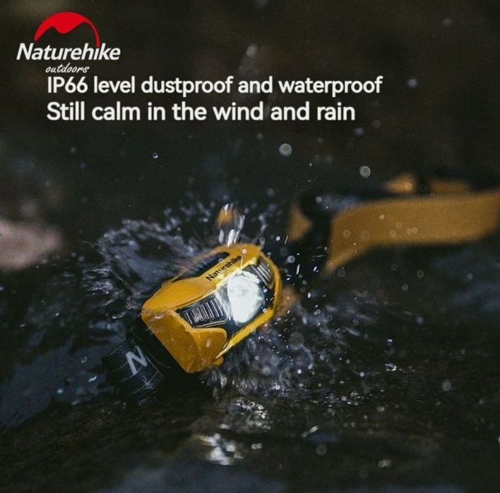 Налобный фонарь Naturehike лёгкий и надёжный