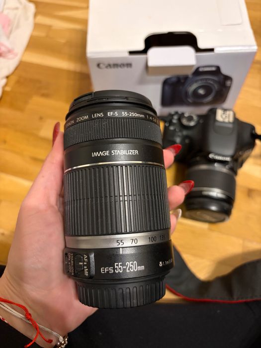 Canon 550 D с три обектива