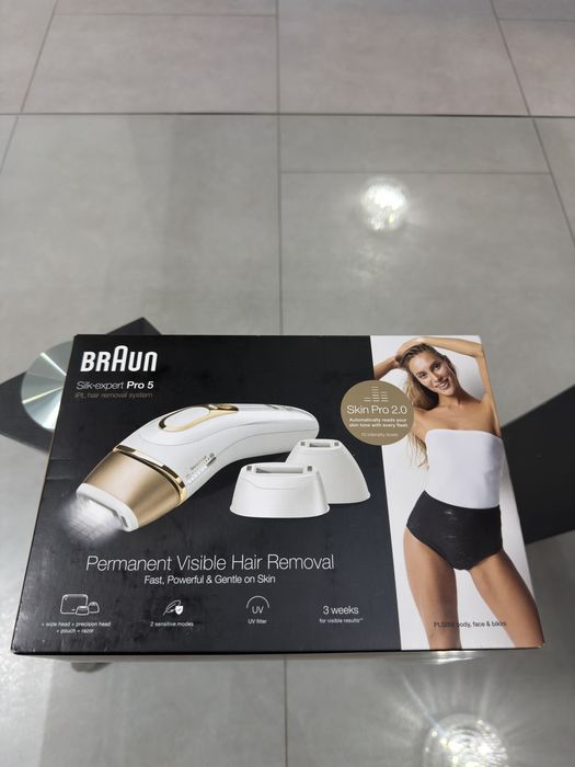 Epilator IPL Braun Silk-Expert Pro 5 PL5262 • NOU / SIGILAT •