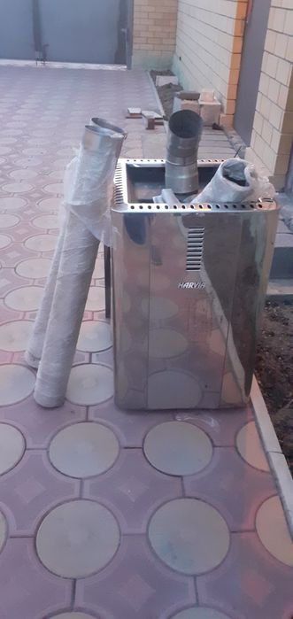 Печка на дровах, для бани, новая.