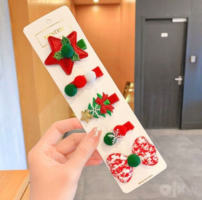 Новогодние заколки