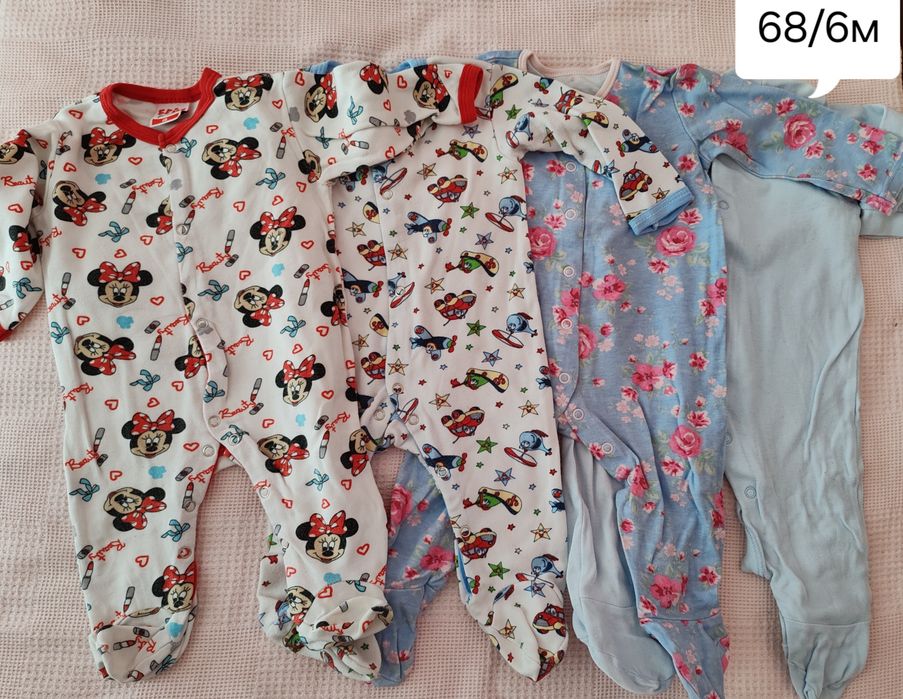 Лот от запазени бебешки дрешки 3-6м Обща  цена 45 €