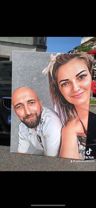 Tablou canvas cu sclipici color!