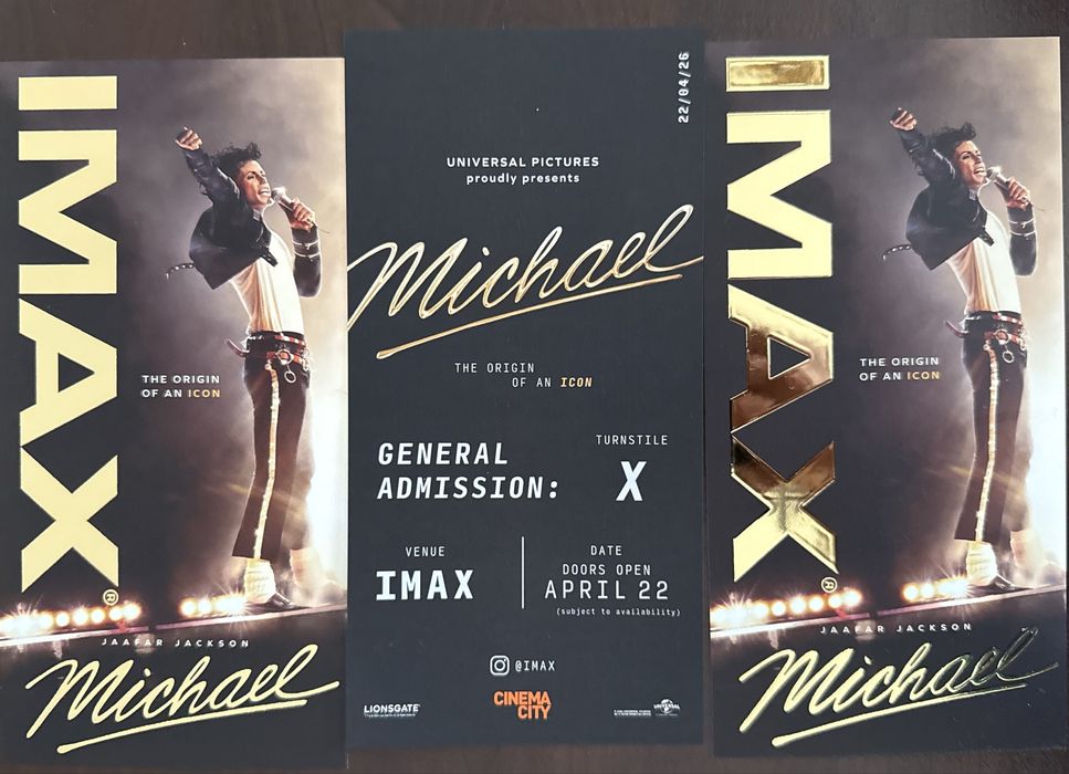 Колекционерски IMAX билет “Michael”