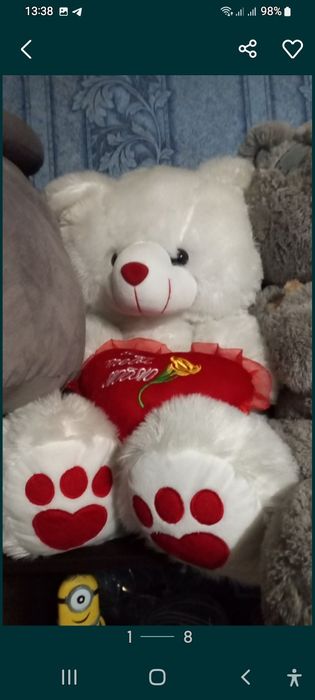 Мягкие игрушки-Тедди, панда, Смешарики, Мадагаскар,Винни, Корпорация м