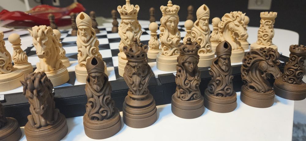 Set 32 piese sah 7 cm înălțime