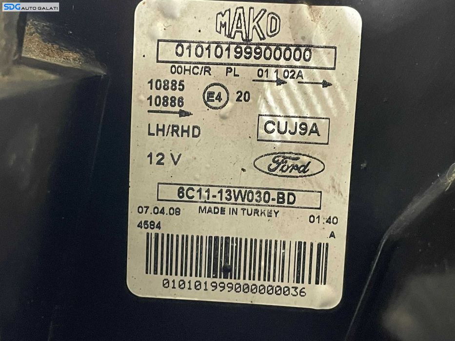 Far Stanga EUROPA Ford Transit 2006 - 2013 Cod 6C11-13W030-BD [L3959]