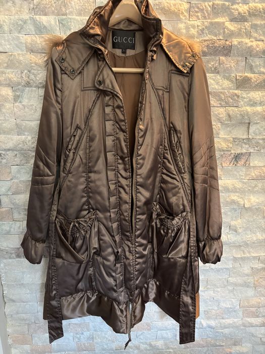 Palton Gucci matase si bumbac ,elegant