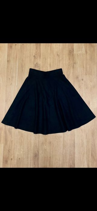 Юбка велюр кожа