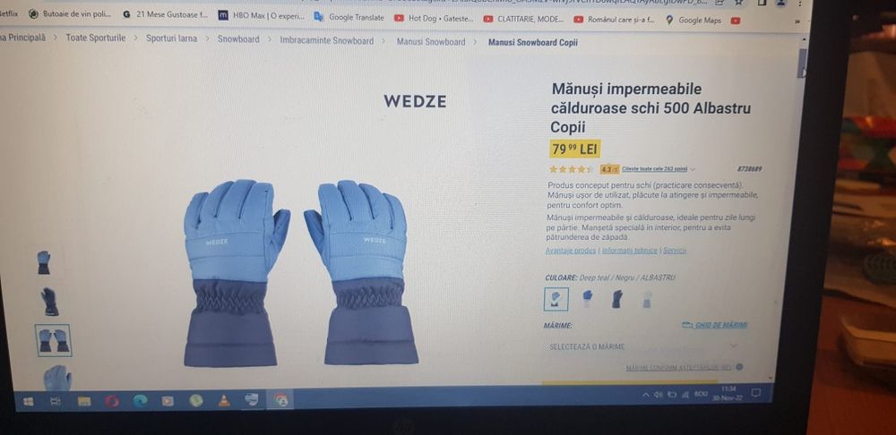 Manusi impermeabile copii WEDZE