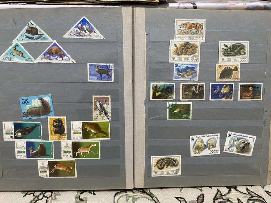 Альбом с марками ссср