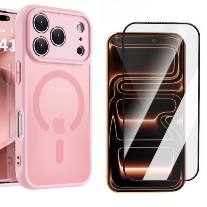 Iphone 17 AIR PRO MAX Husa Magnetica Full + Folie Sticla Safe Fit