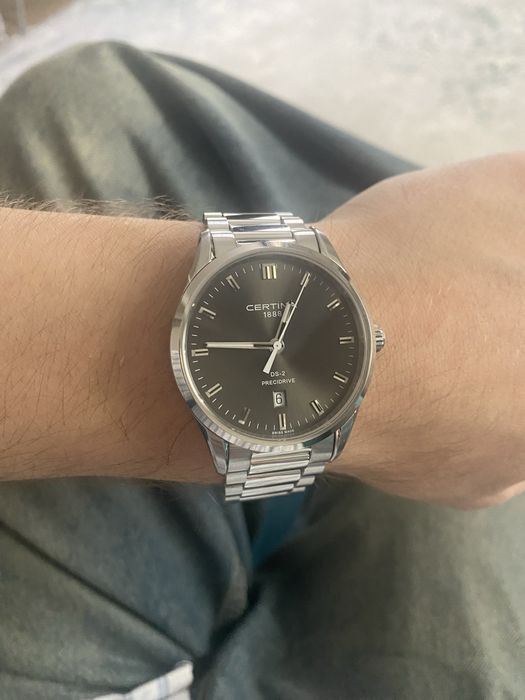 Certina DS-2 оригинальные Мужские наручные часы Швейцарские