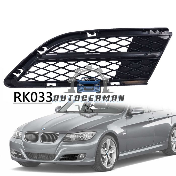 Решетка за BMW 3 серия E90 E91 LCI Facelift за халоген на предна броня