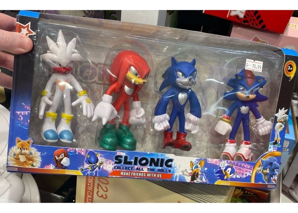 Набор фигурок героев Sonic (SONIC), 4 персонажа