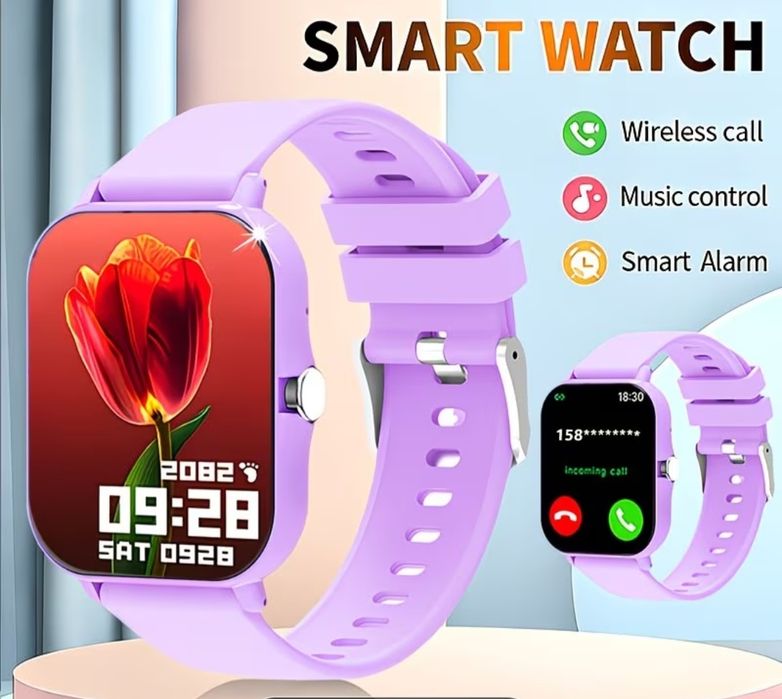 Ceas Fitness Smart – Apel direct de la încheietură | Multifuncțional | Disponibil în mai multe culori