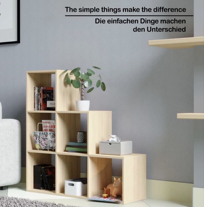 MIADOMODO® Стълбищен рафт