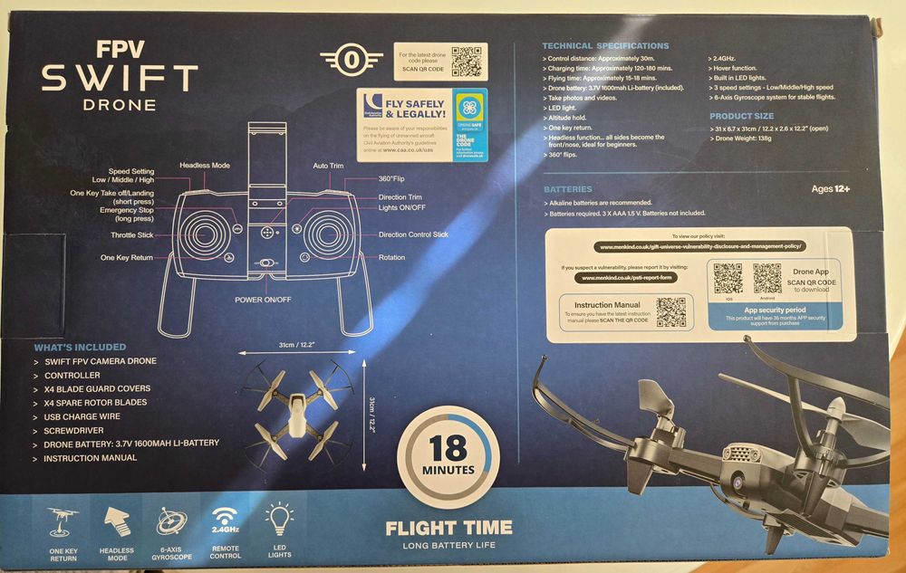 Нов неразопакован дрон