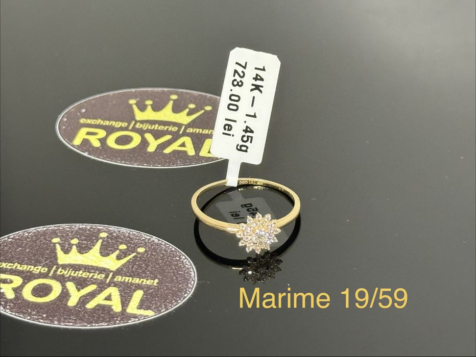 Bijuteria ROYAL : Inel AUR 14K NOU / 1.45 GR
