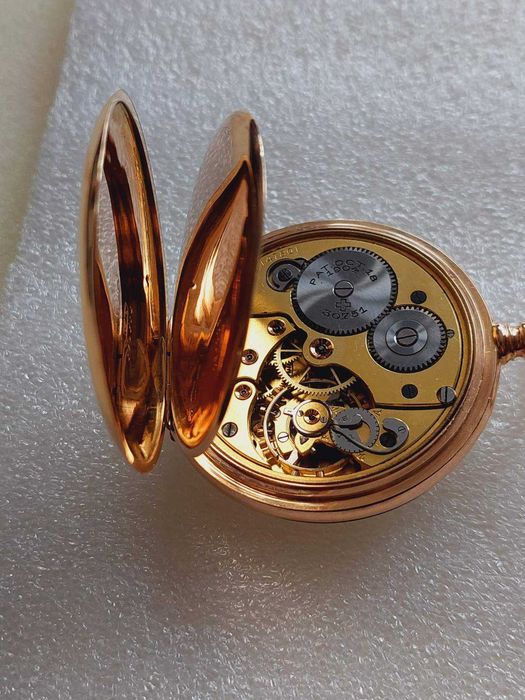 Ceas de buzunar din aur Zenith, aur 18k 42 gr.