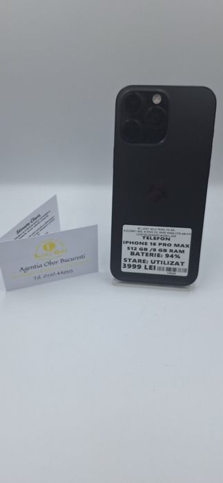 IPhone 16 Pro Max 512 GB 94% Baterie #49668