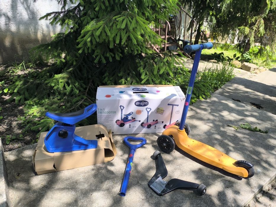 Trotineta 3 în 1 scooter copiii
