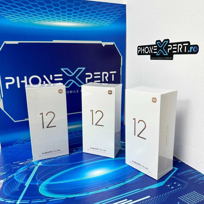 Telefon Mobil Xiaomi 12 Lite 5G Black 128GB Nou